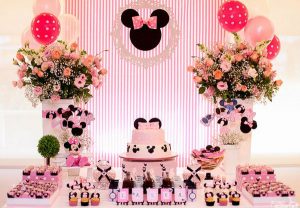 Temas de festa infantil 2 anos feminina - Minnie Mouse